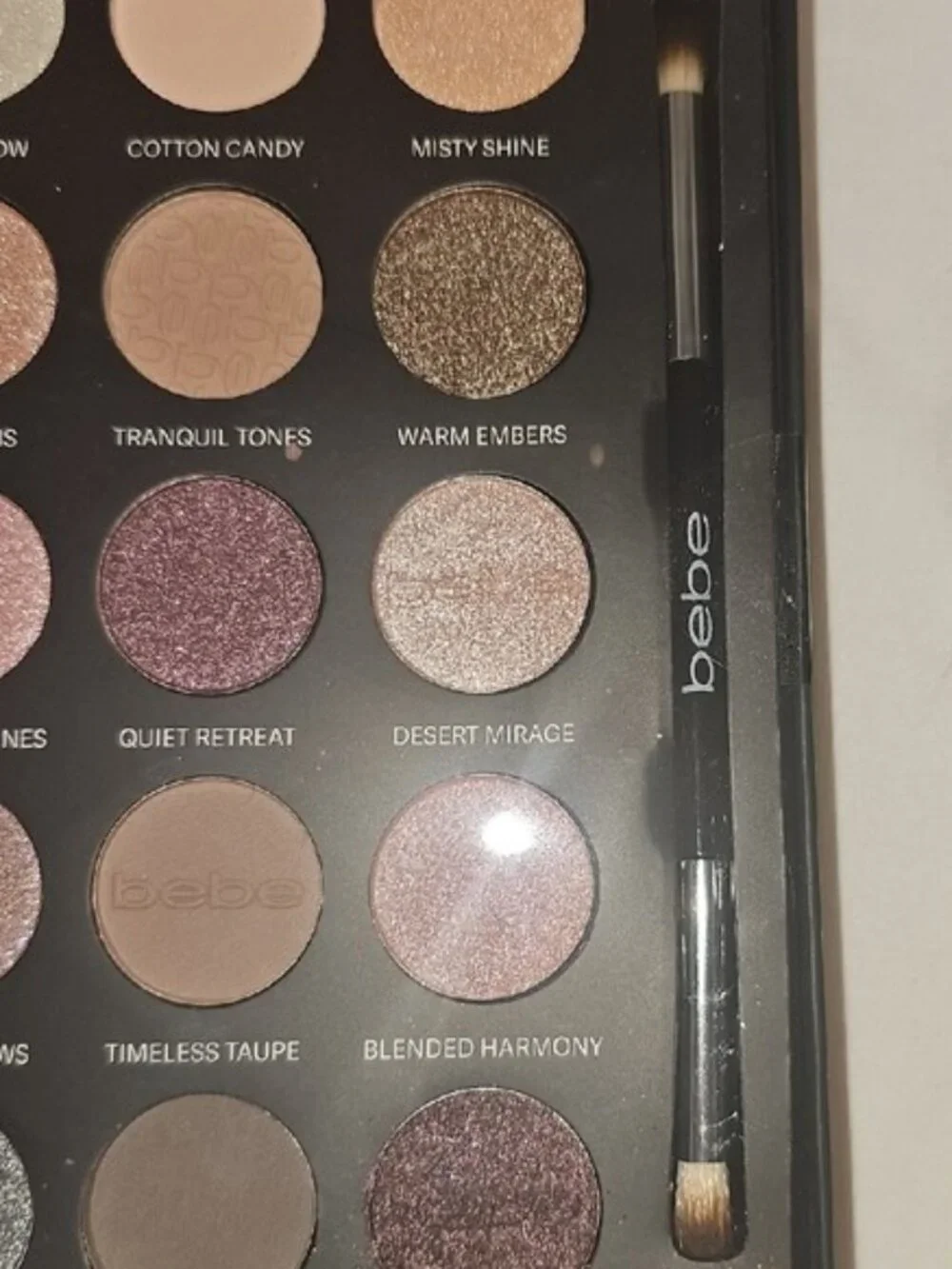 bebe Infinite Radiance 20-Piece Eyeshadow Palette with Brush